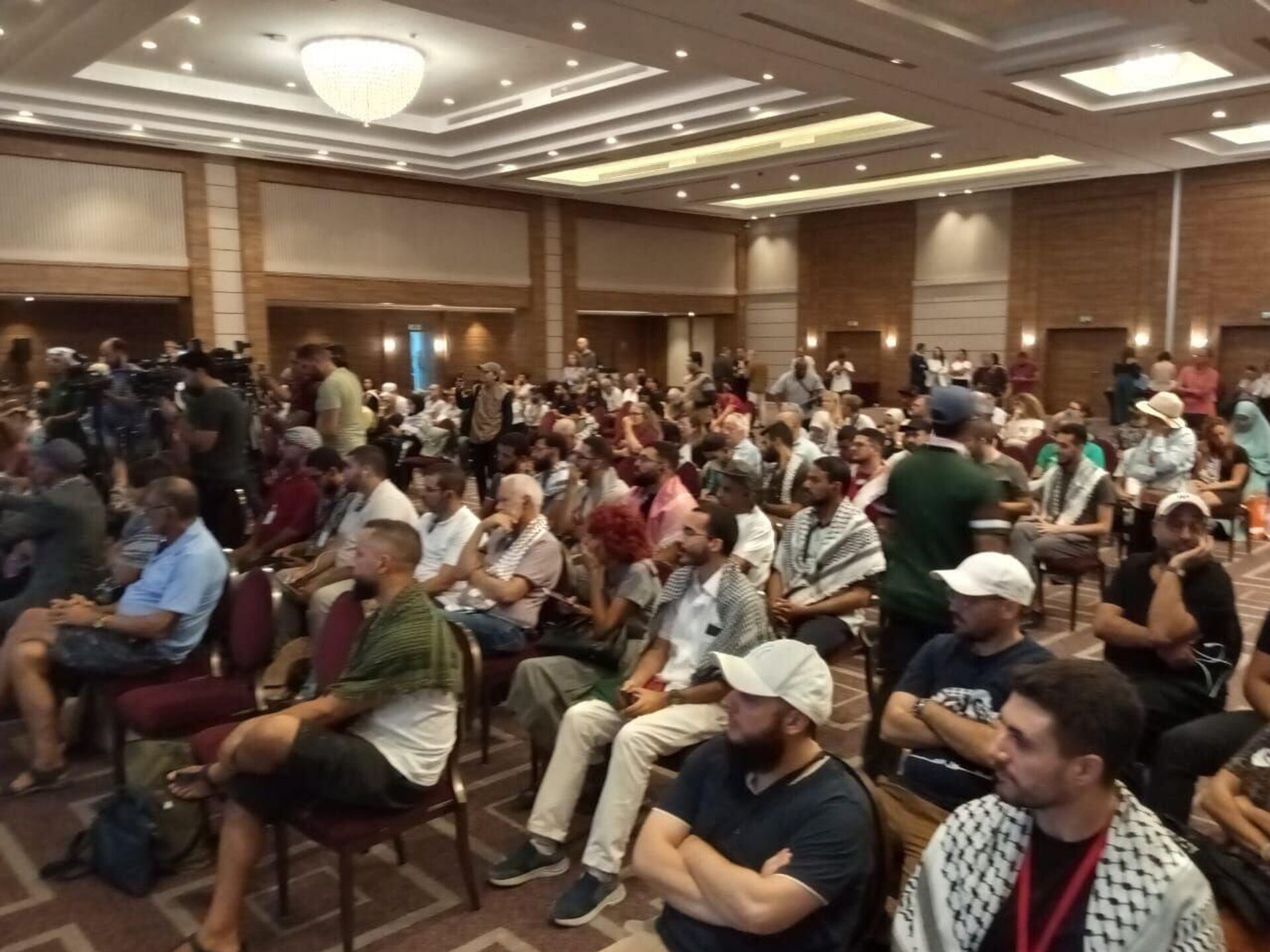 مانديلا مانديلا يعلن في مؤتمر صحغي انضمامه الى أسطول الصمود لكسر الحصار عن غزة، تونس، 5 سبتمبر/ أيلول 2025  - سبوتنيك عربي, 1920, 05.09.2025