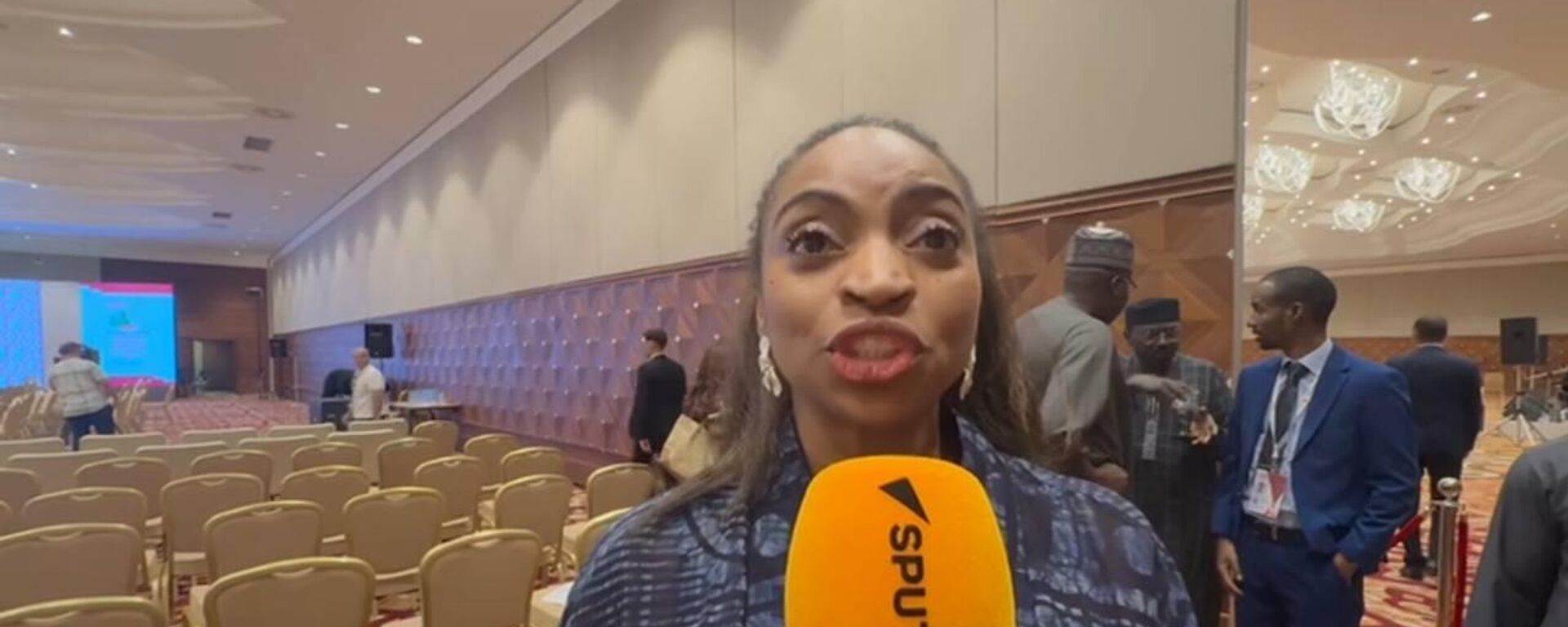 وزيرة الصناعة والتجارة والاستثمار النيجيرية، أولاجوموكي أدينيي-أومونيي - سبوتنيك عربي, 1920, 06.09.2025