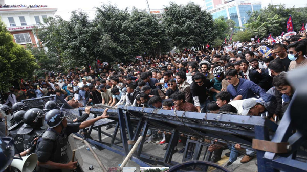 الاحتجاجات في نيبال - سبوتنيك عربي