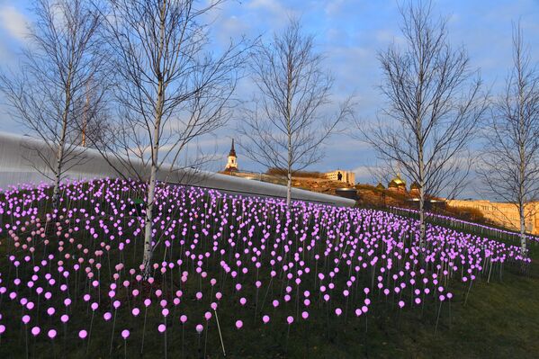حديقة المناظر الطبيعية "زاريادي" في موسكو. - سبوتنيك عربي