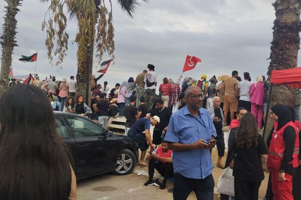 &quot;أسطول الصمود العالمي&quot; لكسر الحصار عن غزة - سبوتنيك عربي