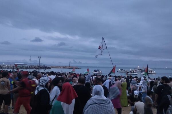 &quot;أسطول الصمود العالمي&quot; لكسر الحصار عن غزة - سبوتنيك عربي