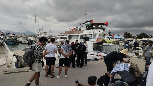                      أسطول الصمود العالمي لكسر الحصار عن غزة - سبوتنيك عربي