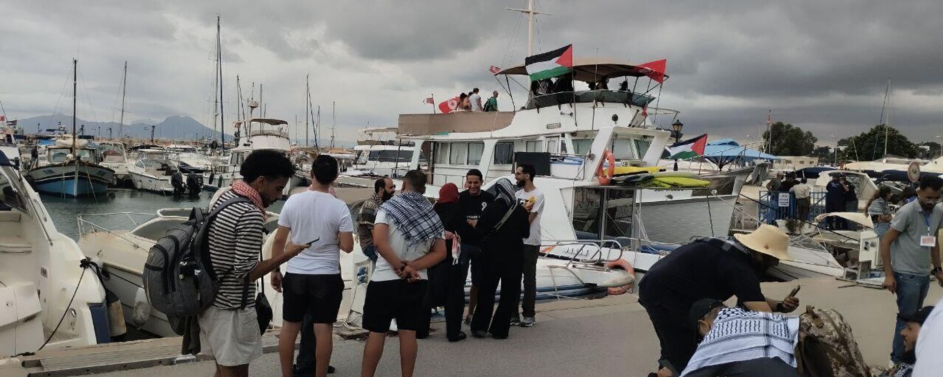                      أسطول الصمود العالمي لكسر الحصار عن غزة - سبوتنيك عربي, 1920, 03.10.2025