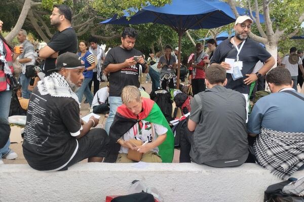 &quot;أسطول الصمود العالمي&quot; لكسر الحصار عن غزة - سبوتنيك عربي