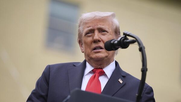 الرئيس الأمريكي، دونالد ترامب، يلقي كلمة في البنتاغون خلال إحياء الذكرى الـ24 لهجمات 11 سبتمبر 2001 الإرهابية في نيويورك، 11 سبتمبر/ أيلول 2025 - سبوتنيك عربي