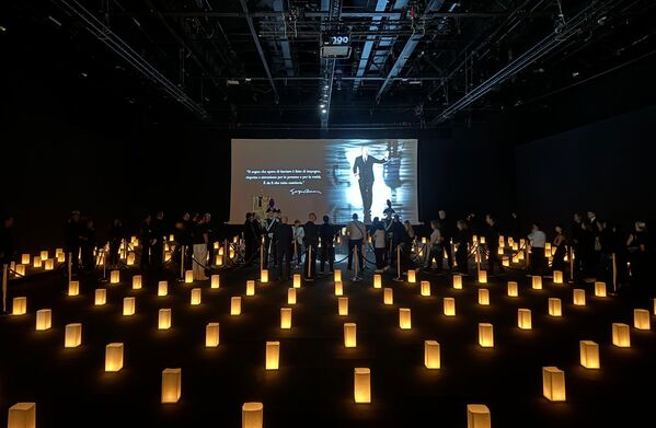 حفل وداع لمصمم الأزياء جورجيو أرماني في مركز أرماني/تياترو للمعارض في ميلانو.  - سبوتنيك عربي