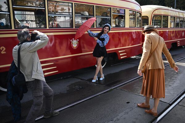 احتفال الذكرى العشرين للنقل التاريخي في موسكو. - سبوتنيك عربي