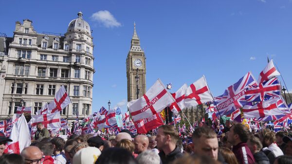 مظاهرات لندن 13 سبتمبر 2025 - سبوتنيك عربي