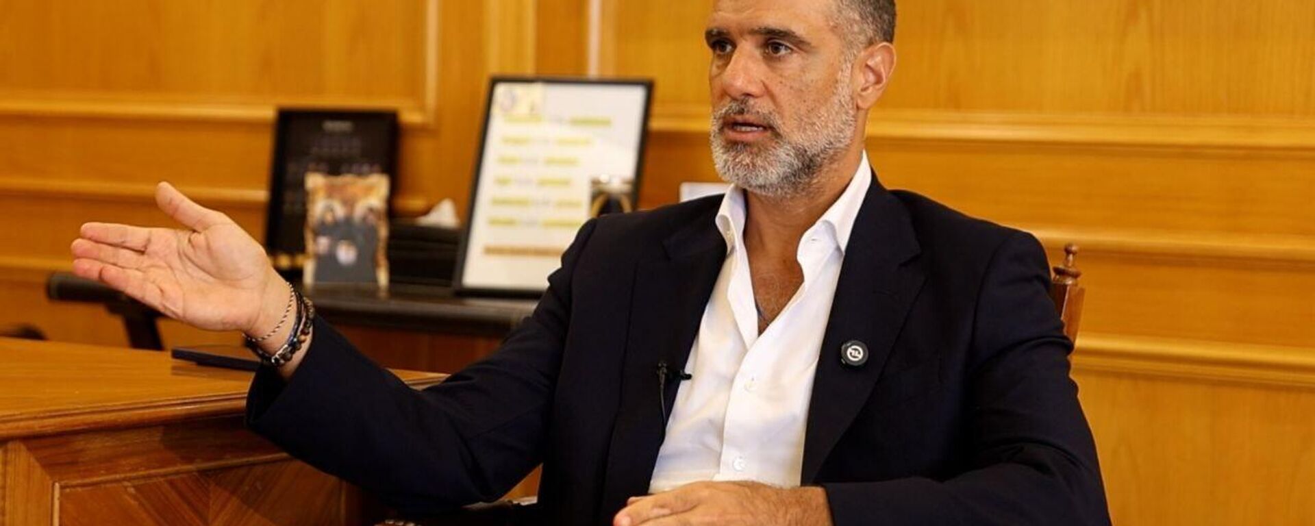 وزير الأشغال العامة والنقل في الحكومة اللبنانية، فايز رسماني - سبوتنيك عربي, 1920, 20.09.2025