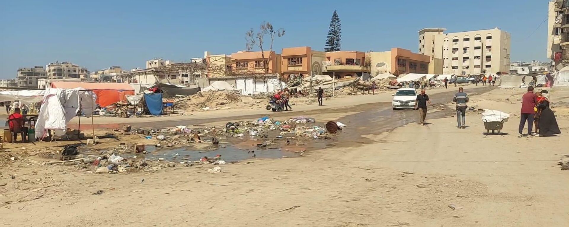 تكاليف  النزوح من غزة طوق قاتل يجبر الفلسطينيين على الصمود في منازلهم  - سبوتنيك عربي, 1920, 06.10.2025