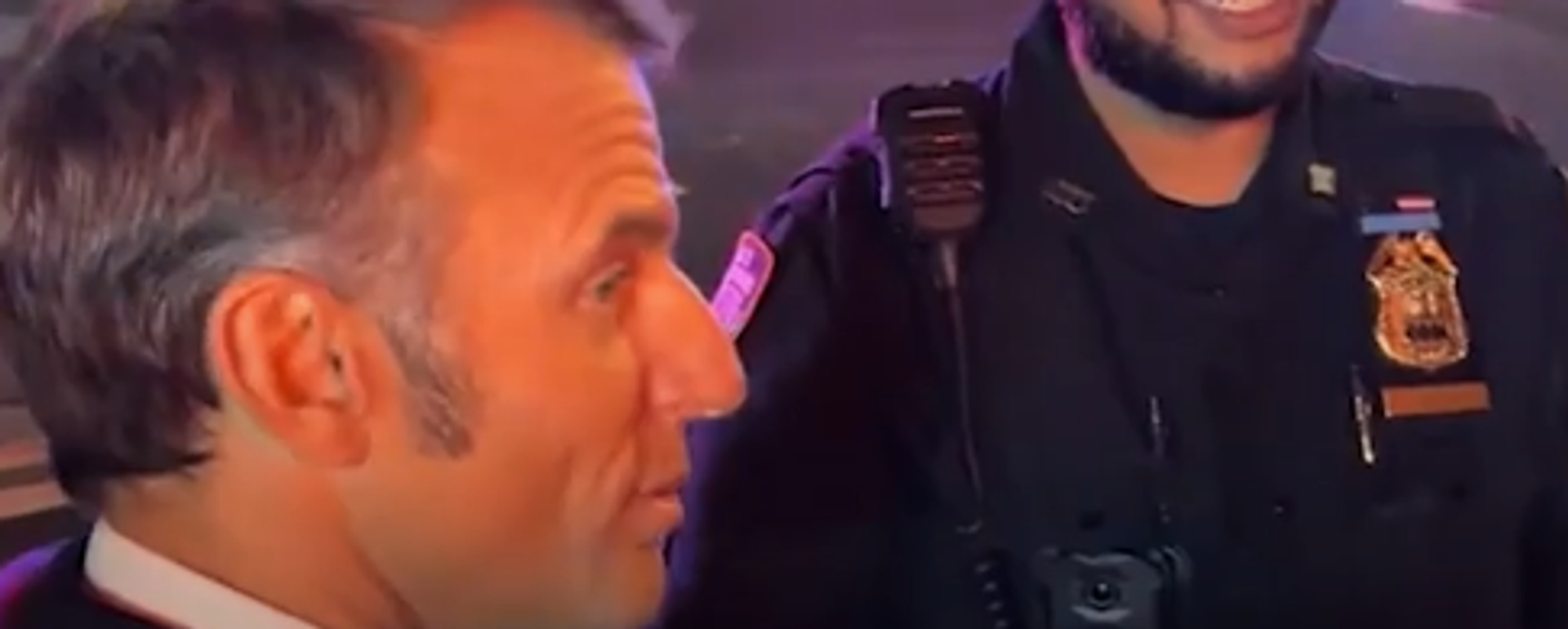 ماكرون في شوارع نيويورك - سبوتنيك عربي, 1920, 23.09.2025