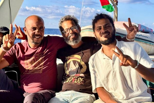 ناشط تونسي على متن أسطول الصمود: “تهديدات الطائرات المسيرة لن توقف مهمتنا الإنسانية - سبوتنيك عربي