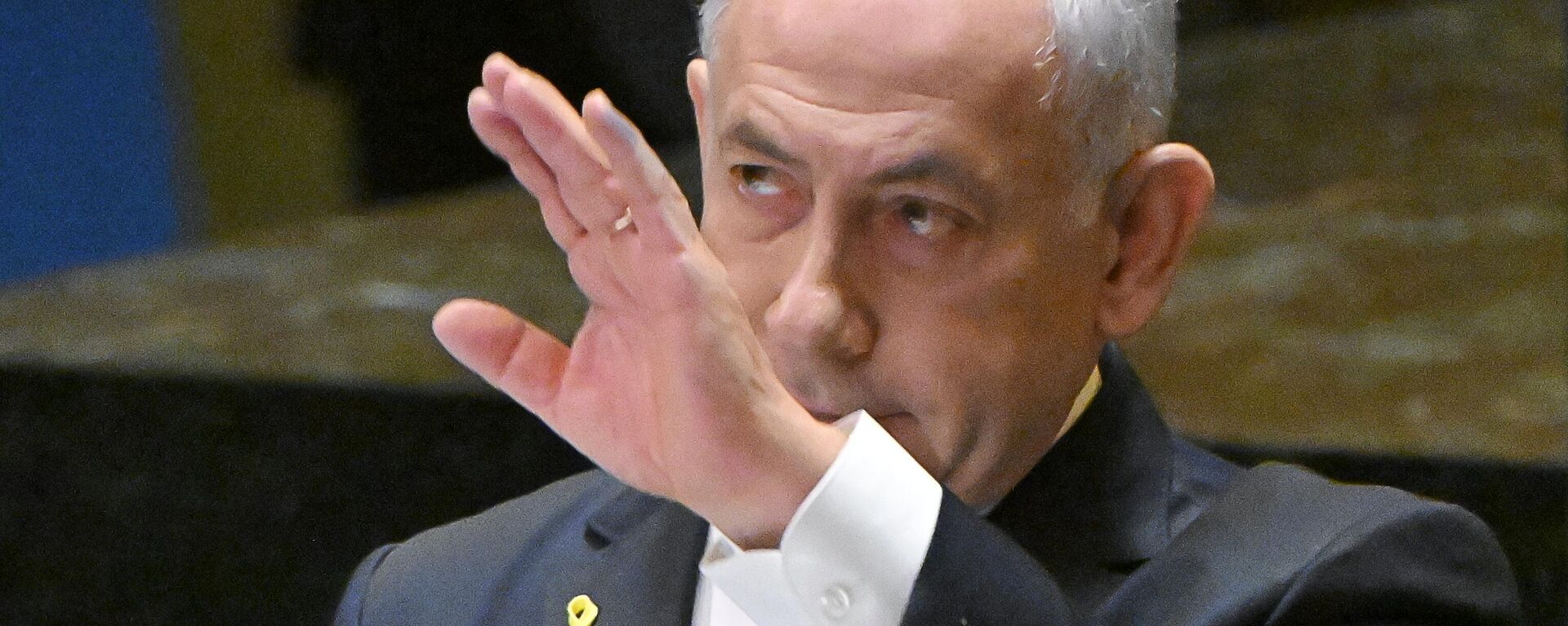 رئيس الوزراء الإسرائيلي، بنيامين نتنياهو في الجمعية العامة للأمم المتحدة - سبوتنيك عربي, 1920, 28.09.2025