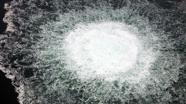 موقع تسرب الغاز على خط أنابيب  التيار الشمالي 2 - سبوتنيك عربي