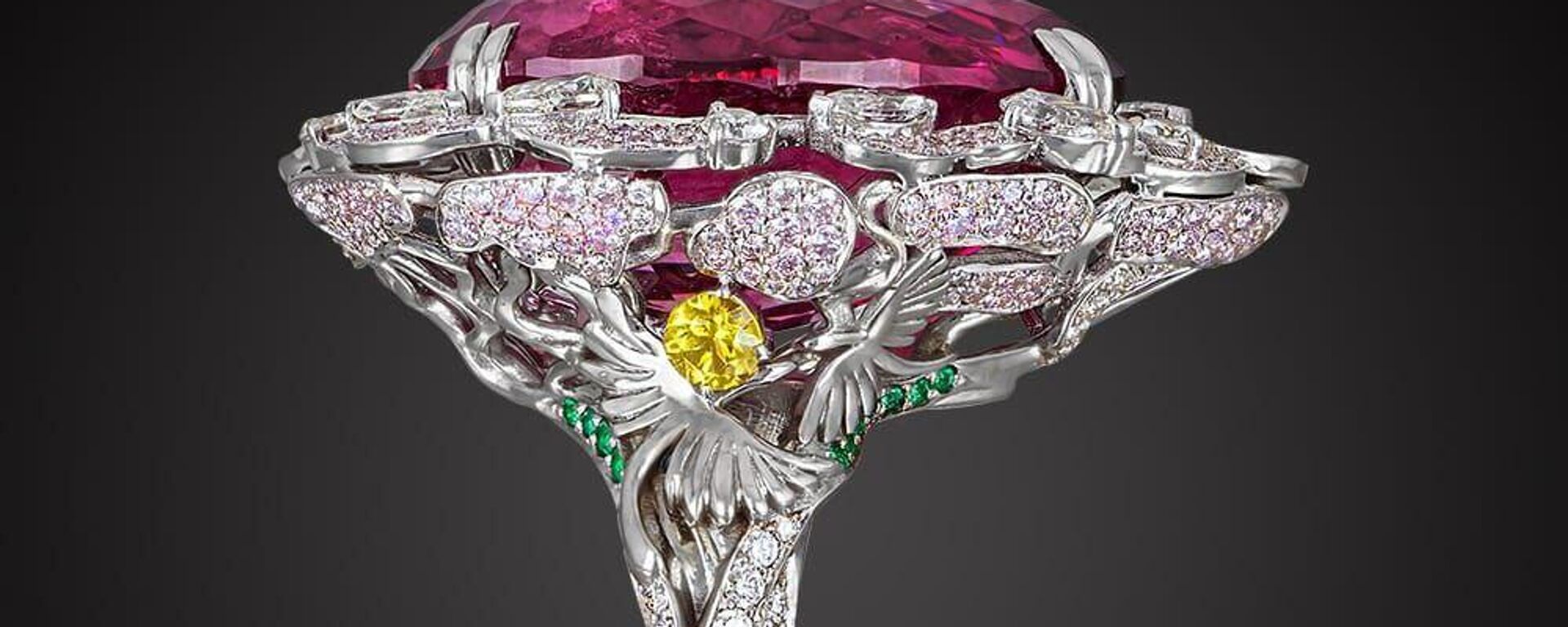 روسيا تستعرض أغلى خاتم من الألماس النادر في معرض الشرق الأوسط للمجوهرات بالإمارات - سبوتنيك عربي, 1920, 27.09.2025