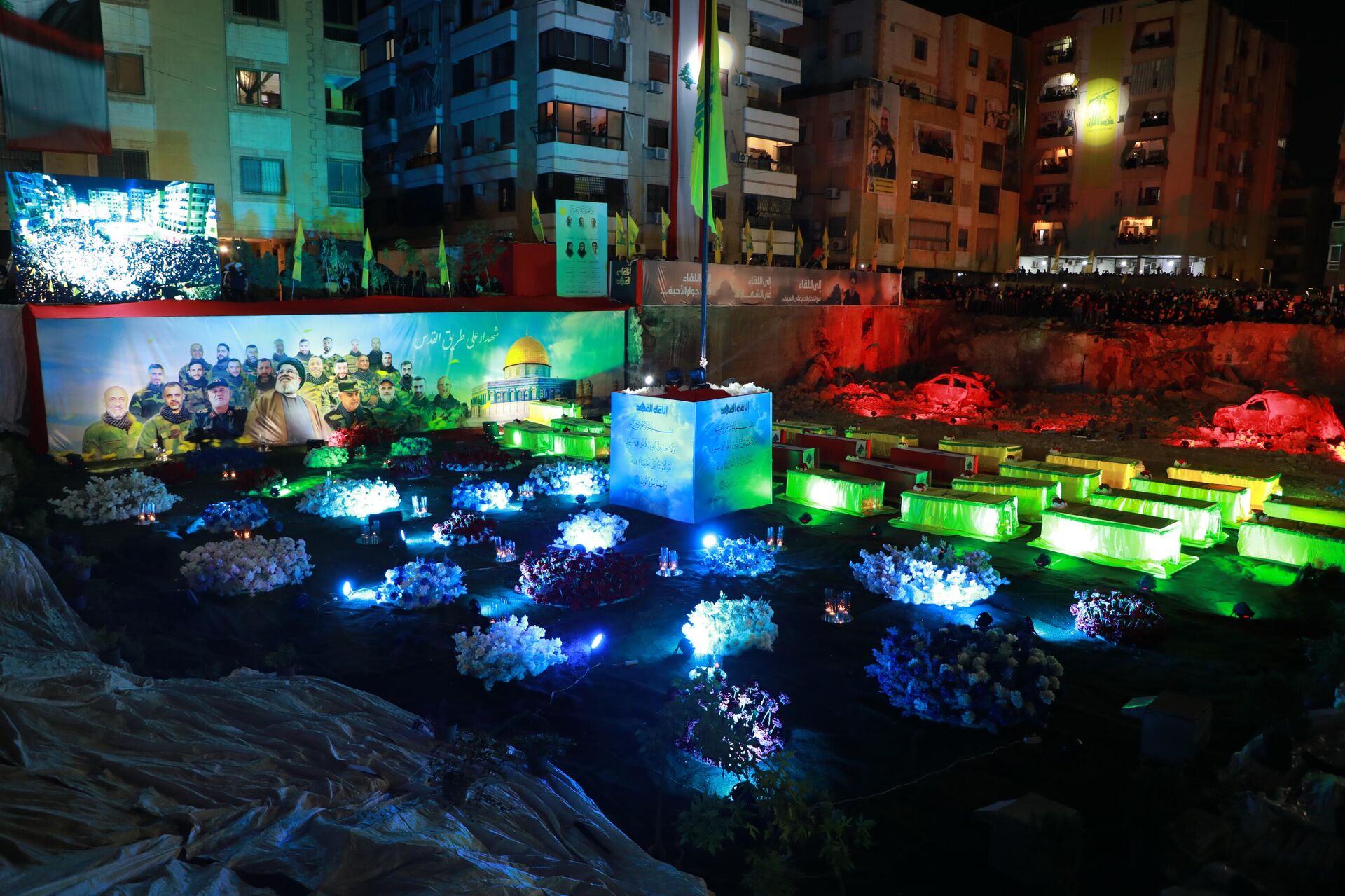 في ليلة العروج.. حشود بيروت تؤكد المضي على نهج السيد نصرالله - سبوتنيك عربي, 1920, 27.09.2025