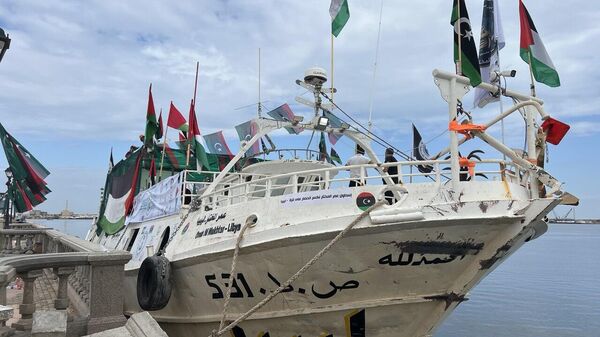 سفينة مساعدات ليبية متجهة لغزة ضمن أسطول الصمود العالمي - سبوتنيك عربي