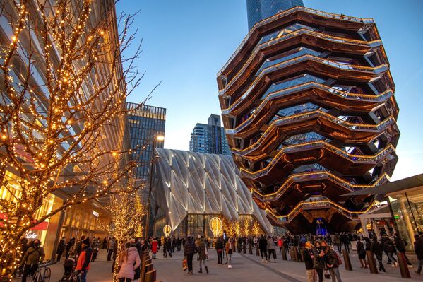 مساحة عامة للسفن في هدسون ياردز في نيويورك. مساحة عامة للسفن في هدسون ياردز في نيويورك. - سبوتنيك عربي