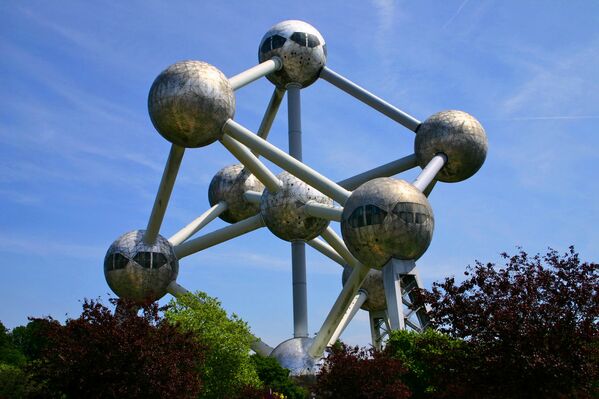 مبنى الأتوميوم في بروكسل، بلجيكا. مبنى الأتوميوم في بروكسل، بلجيكا. - سبوتنيك عربي