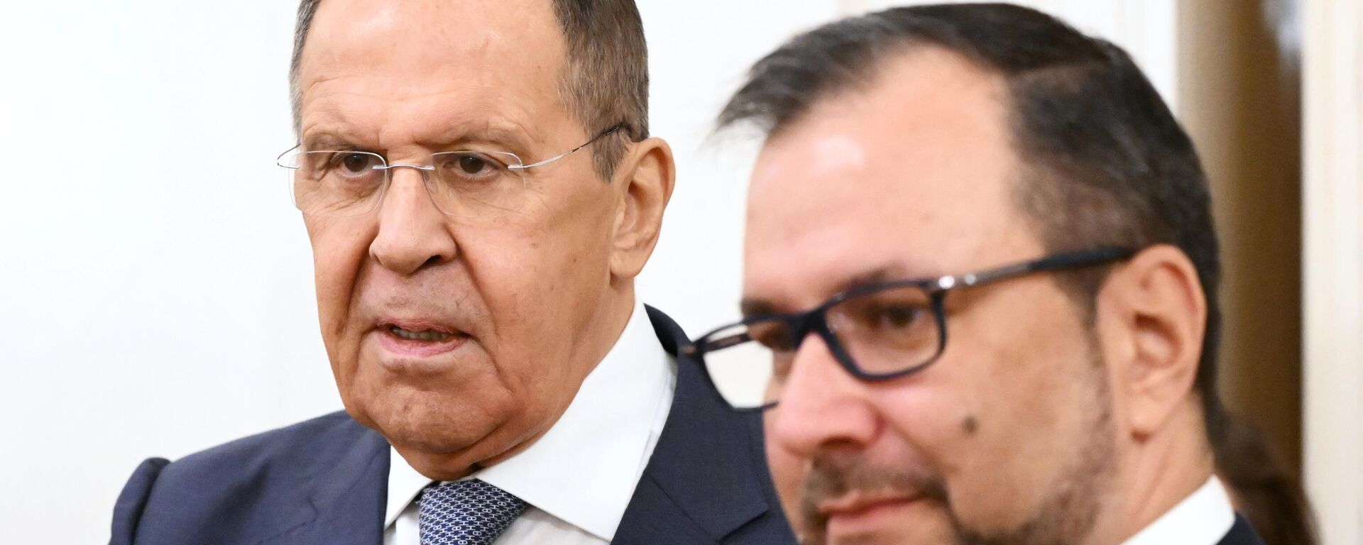 وزير الخارجية الروسي سيرغي لافروف، ووزير خارجية فنزويلا إيفان خيل - سبوتنيك عربي, 1920, 05.10.2025