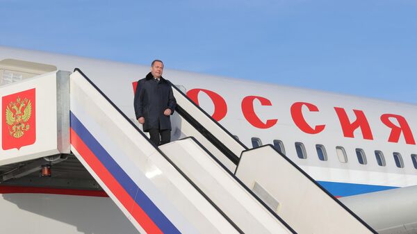 نائب رئيس مجلس الأمن الروسي ورئيس حزب روسيا الموحدة، دميتري مدفيديف - سبوتنيك عربي