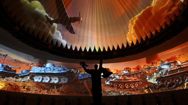 افتتاح الألعاب الرياضية العسكرية الرابعة للقوات المسلحة لدول رابطة الدول المستقلة في حديقة النصر الروسية بارك بوبيدي  - سبوتنيك عربي