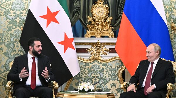 بوتين يستقبل الرئيس السوري المؤقت أحمد الشرع في الكرملين - سبوتنيك عربي