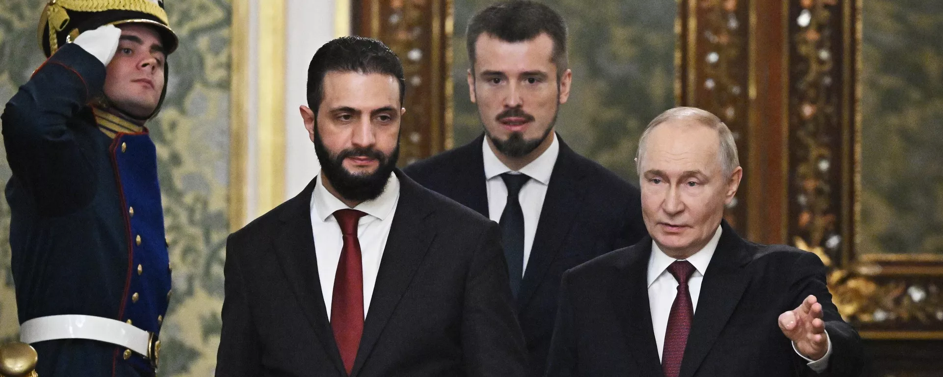  الرئيس الروسي فلاديمير بوتين والرئيس السوري أحمد الشرع خلال اجتماع في موسكو. - سبوتنيك عربي, 1920, 28.01.2026