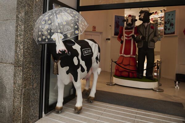 يمشي الناس تحت المظلات بينما تهطل أمطار خفيفة في مدريد، إسبانيا، في 21 أكتوبر/تشرين الأول 2025. بعد أسابيع من الجفاف، تشهد المدينة تغيرًا مناخيًا مع بدء هطول أول أمطار الخريف الخفيفة في العاصمة. - سبوتنيك عربي