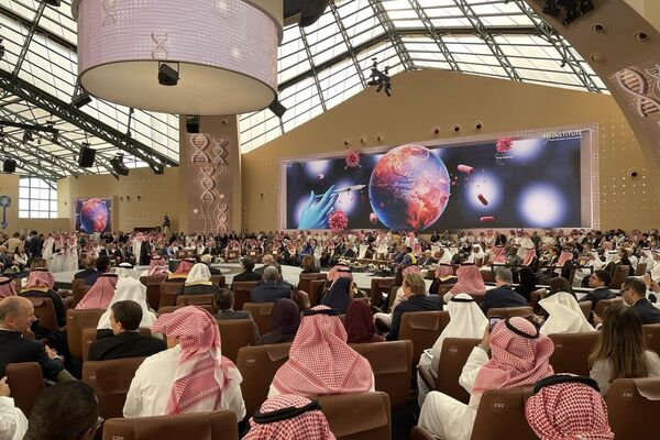 انطلاق فعاليات &quot;مبادرة مستقبل الاستثمار&quot; في نسختها التاسعة بالعاصمة السعودية الرياض، بحضور زعماء ورؤساء ورؤساء وزراء، ووزراء للعديد من الدول - سبوتنيك عربي