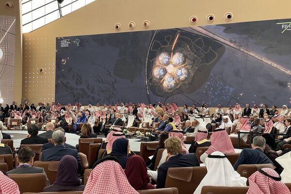 انطلاق فعاليات &quot;مبادرة مستقبل الاستثمار&quot; في نسختها التاسعة بالعاصمة السعودية الرياض، بحضور زعماء ورؤساء ورؤساء وزراء، ووزراء للعديد من الدول - سبوتنيك عربي