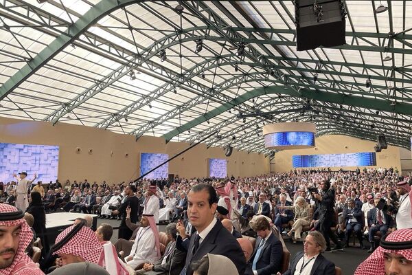 انطلاق فعاليات &quot;مبادرة مستقبل الاستثمار&quot; في نسختها التاسعة بالعاصمة السعودية الرياض، بحضور زعماء ورؤساء ورؤساء وزراء، ووزراء للعديد من الدول - سبوتنيك عربي