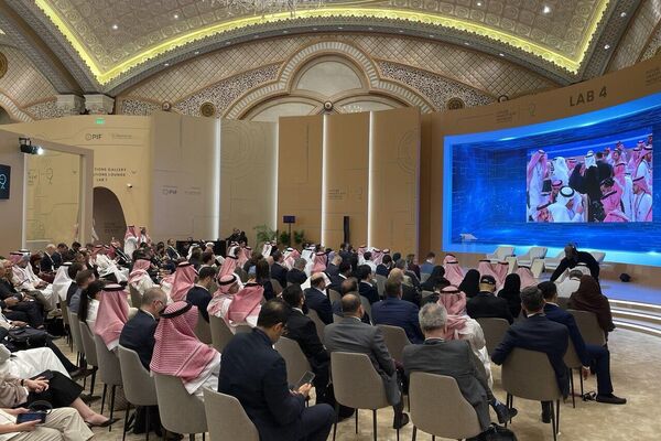 انطلاق فعاليات &quot;مبادرة مستقبل الاستثمار&quot; في نسختها التاسعة بالعاصمة السعودية الرياض، بحضور زعماء ورؤساء ورؤساء وزراء، ووزراء للعديد من الدول - سبوتنيك عربي