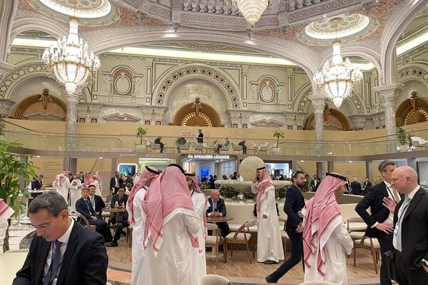 انطلاق فعاليات &quot;مبادرة مستقبل الاستثمار&quot; في نسختها التاسعة بالعاصمة السعودية الرياض، بحضور زعماء ورؤساء ورؤساء وزراء، ووزراء للعديد من الدول - سبوتنيك عربي