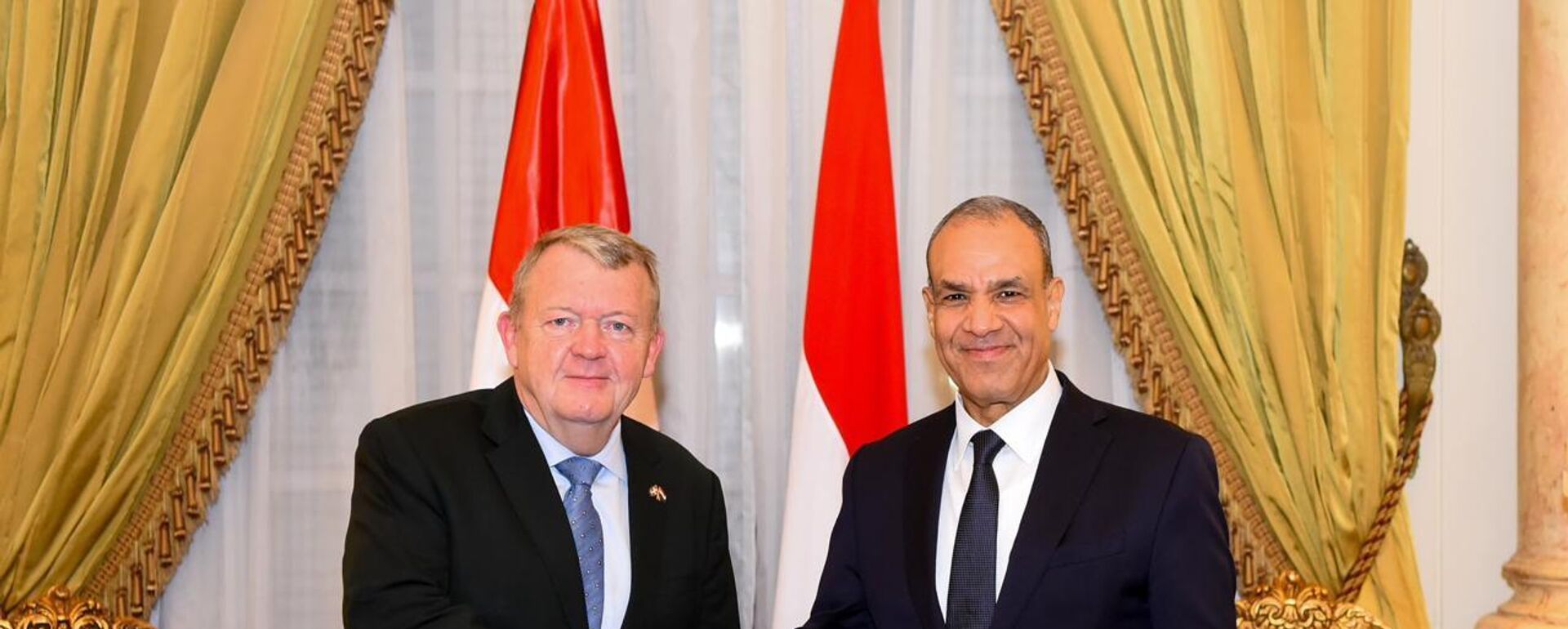 وزير الخارجية المصري بدر عبد العاطي يستقبل نظيره الدنماركي لارس لوكا راسموسن في القاهرة - سبوتنيك عربي, 1920, 01.11.2025