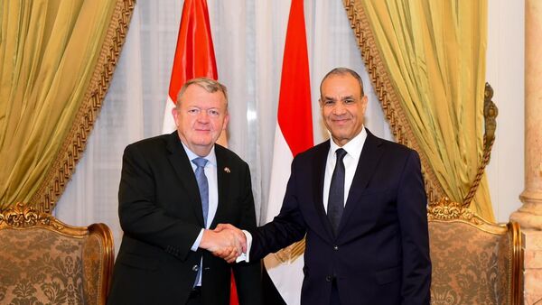 وزير الخارجية المصري بدر عبد العاطي يستقبل نظيره الدنماركي لارس لوكا راسموسن في القاهرة - سبوتنيك عربي