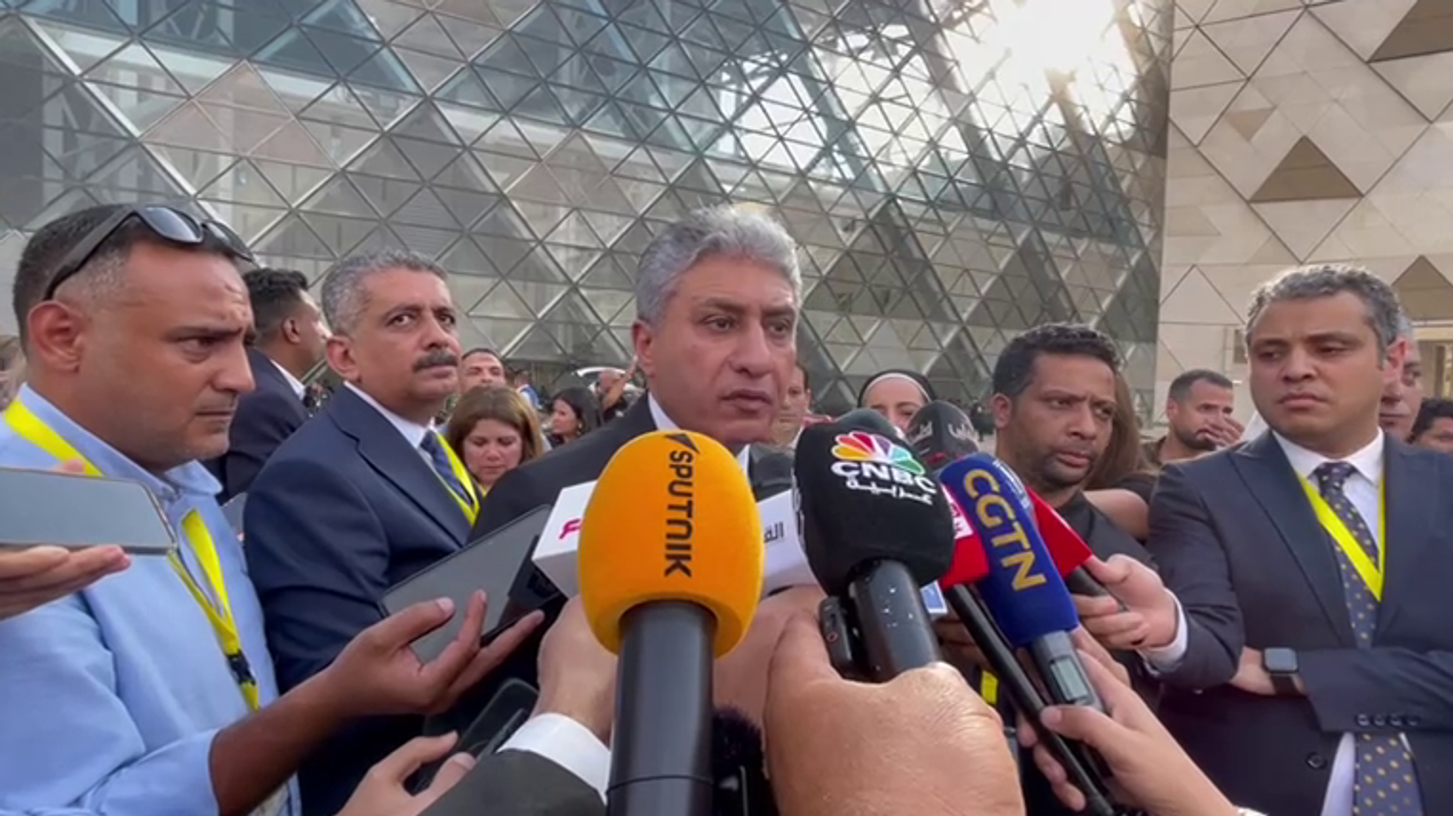 وزير السياحة والآثار: المتحف المصري الكبير يسعى لجعل مصر قبلة لدارسي علم المصريات