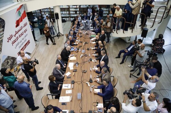 انطلاق &quot;اللقاء التنسيقي الأول نحو إعادة الإعمار&quot; في لبنان - سبوتنيك عربي