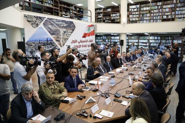 انطلاق &quot;اللقاء التنسيقي الأول نحو إعادة الإعمار&quot; في لبنان - سبوتنيك عربي