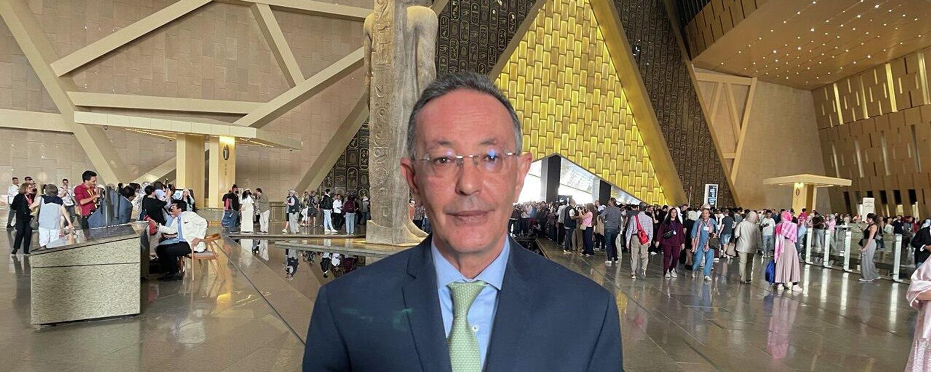 الرئيس التنفيذي لهيئة المتحف المصري الكبير، د. أحمد غنيم - سبوتنيك عربي, 1920, 06.11.2025