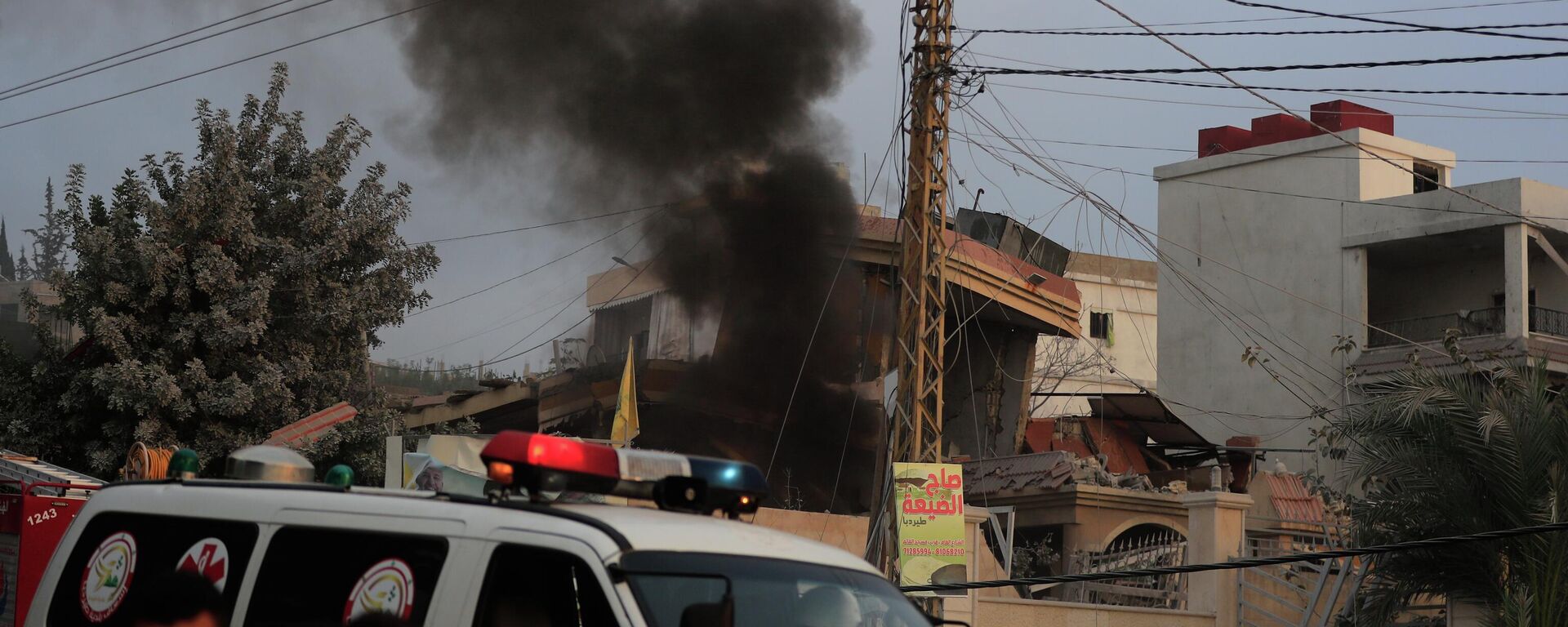 غارة جوية إسرائيلية في قرية طير دبا ، جنوب لبنان - سبوتنيك عربي, 1920, 08.11.2025