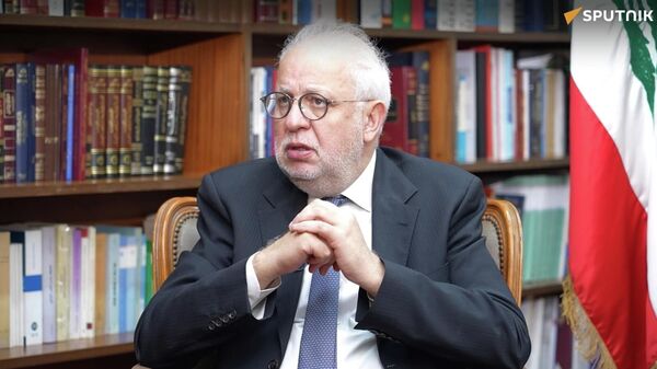 وزير العدل اللبناني، عادل نصار - سبوتنيك عربي