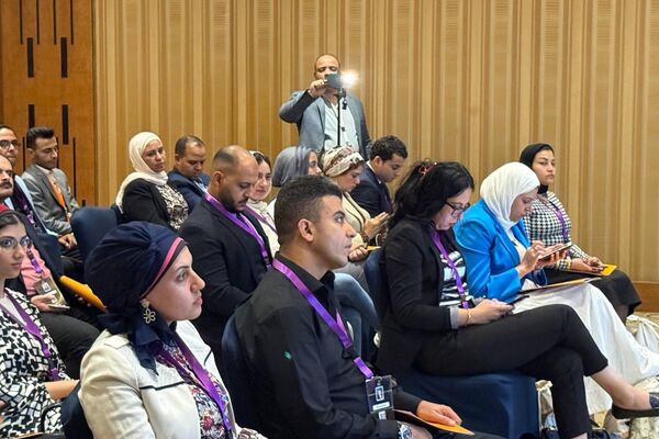 تفاعل كبير مع جلسة مديرة &quot;سبوتنيك عربي&quot; بالإنابة في منتدى مصر للإعلام حول تجربة الوكالة في استخدام الذكاء الاصطناعي - سبوتنيك عربي