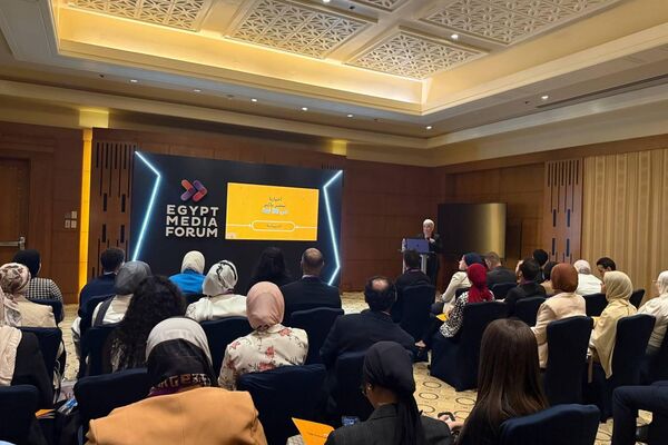 تفاعل كبير مع جلسة مديرة &quot;سبوتنيك عربي&quot; بالإنابة في منتدى مصر للإعلام حول تجربة الوكالة في استخدام الذكاء الاصطناعي - سبوتنيك عربي