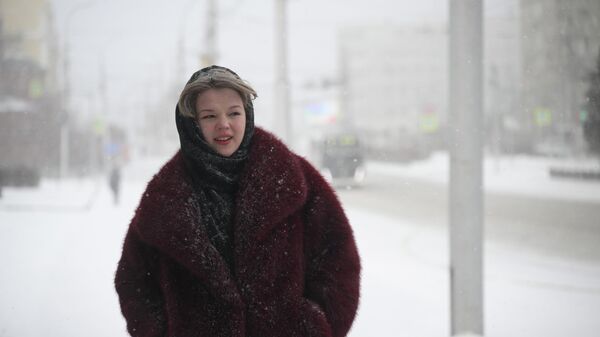 Снегопад в Новосибирске - سبوتنيك عربي