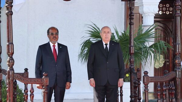 استقبال الرئيس الجزائري للنظيره الصومالي - سبوتنيك عربي