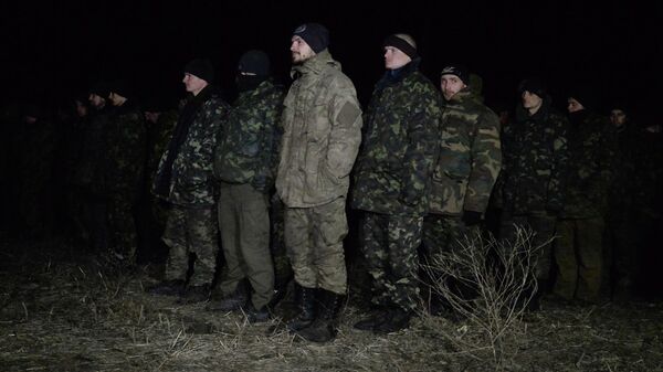 أسرى أوكران في أيدي القوات الروسية في مقاطعة زابوروجيه - سبوتنيك عربي