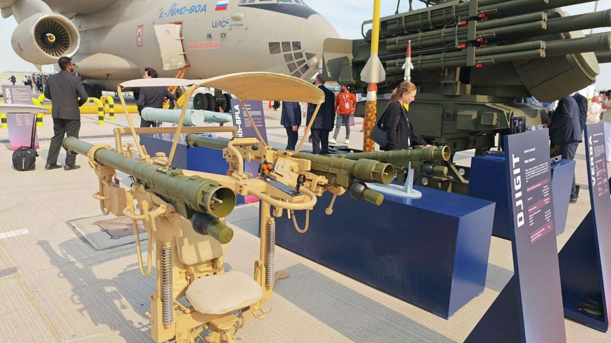 روسيا تستعرض منظومتي "فيربا" و"ديجيت" للدفاع الجوي في معرض دبي للطيران 2025