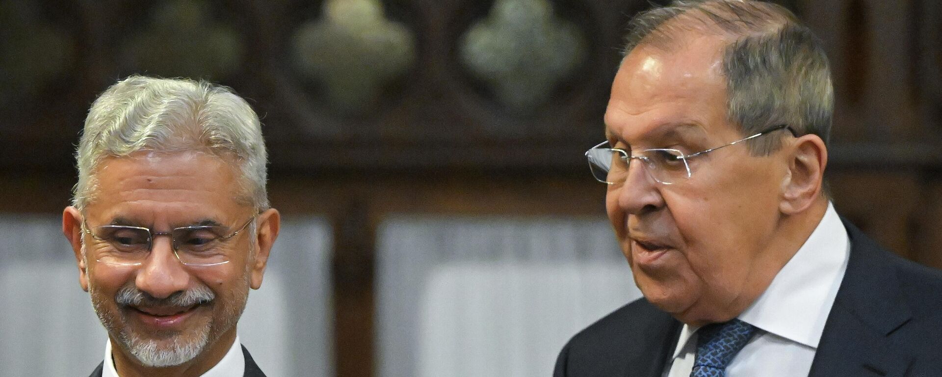 وزير الخارجية الروسي سيرغي لافروف، مع نظيره الهندي، سوبرامانيام جايشانكار - سبوتنيك عربي, 1920, 17.11.2025